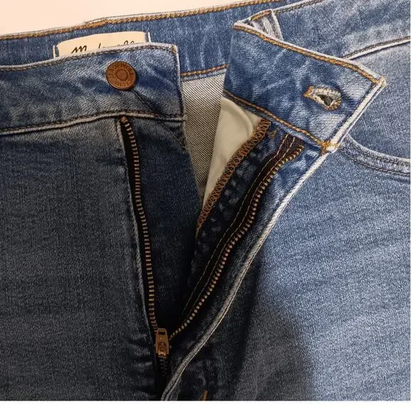 Madewell Women's High Rise Cali Demi Boot Cropped Jeans Plus Size 24W New - Picture 3 of 9